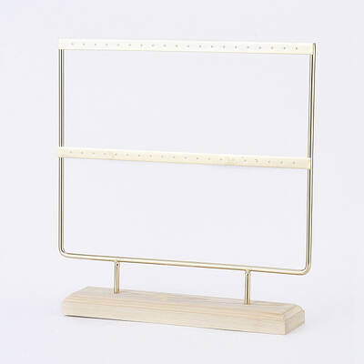 Iron 2-Tier Earring Display Stand