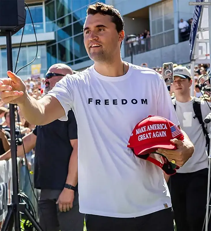 Charlie Kirk Freedom Justice Shirt, Charlie Kirk Quote Turning Point Shirt, Pray for Charlie R.I.P Tee , Global Trending Outf...