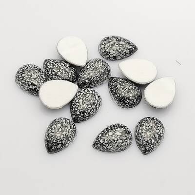 Teardrop Acrylic Cabochons