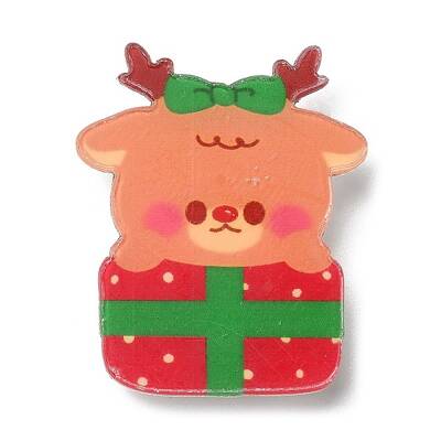Christmas Theme Acrylic Brooch