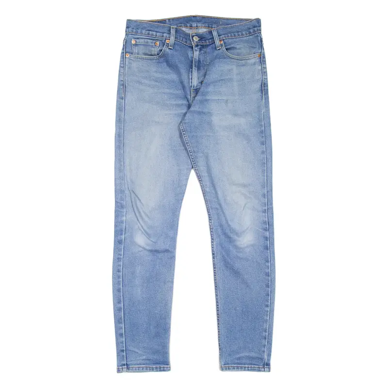 LEVI'S 512 Jeans Mens Blue Slim Tapered Stone Wash W30 L32