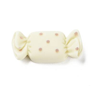 Cartoon Opaque Resin Polka Dot Candy Cabochons