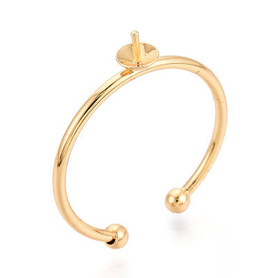 Brass Cup Peg Ring Settings