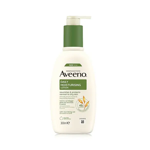 Aveeno Lozione Corpo Idratante Quotidiana Senza Profumo (Lozione) 300 Ml