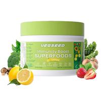 Vegseed Immunity Greens Superfoods Powder, Support Immunity, Gut Health, Energy, Stress Relief, Skin, Nails, Hair, Multi-Vita...