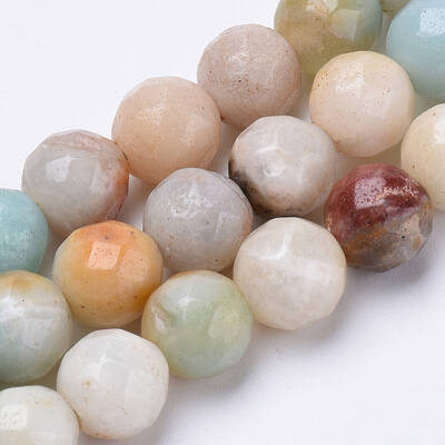 Natural Flower Amazonite Beads Strands