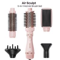 Wavytalk Air Sculpt 5-in-1 Hot Air Brush Set, Multi-Styler for Salon Blowouts, Defined Curls, Volume Boost & Frizz-Free Strai...