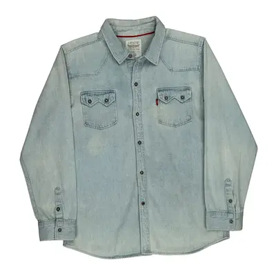 Levis Denim Shirt - XL Light Wash Cotton