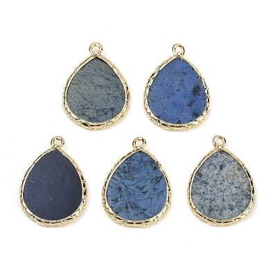 Natural Dumortierite Pendants