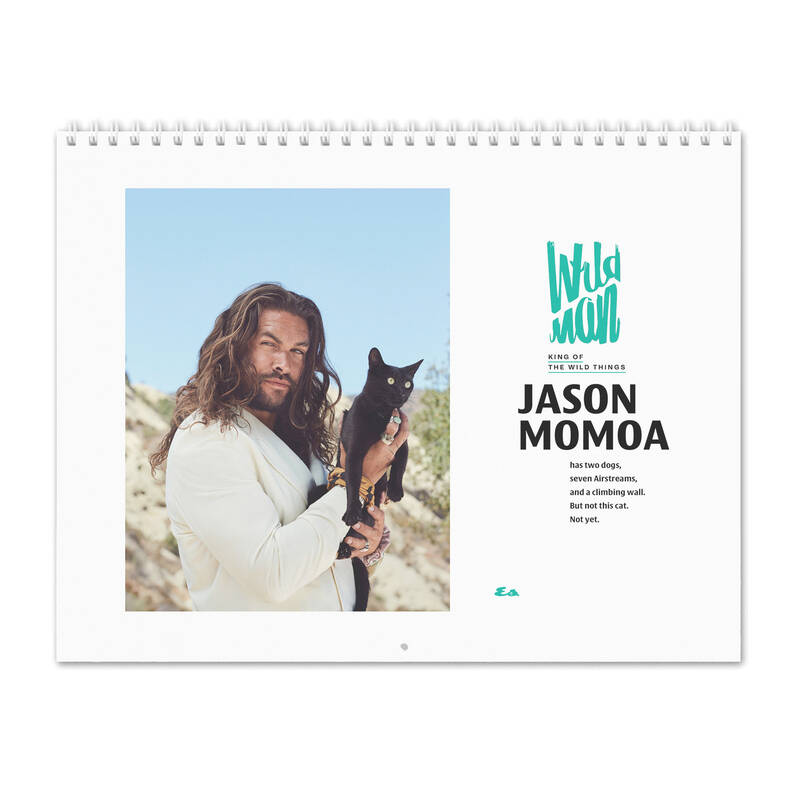 Jason Momoa Vol.1 - 2025 Wall Calendar