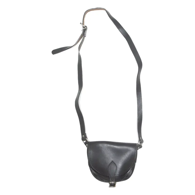 Womens Shoulder Bag Black Leather