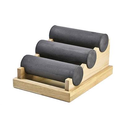 3-Tier Velvet Cloth Bar Bracelet Holder Stands