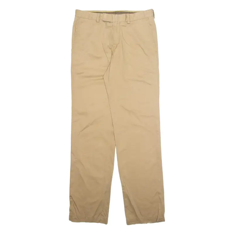 HUGO BOSS Chino Mens Trousers Beige Regular Straight W34 L34