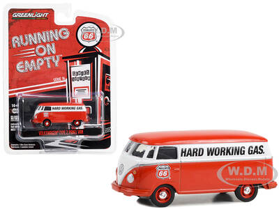Volkswagen Type 2 Panel Van Red and White \