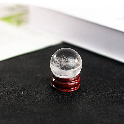 Natural Quartz Crystal Display Decorations(Excluding Wooden Base)