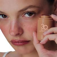 Long Lasting Matte Blush Stick, Lightweight Pocket Blush Stick, Multifunctional Cream Blush for Cheeks & Lips, Natural Toaste...