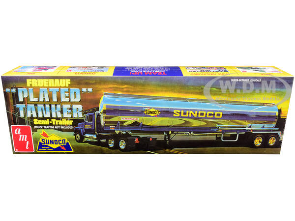 Skill 3 Model Kit Fruehauf Plated Tanker Semi-Trailer \
