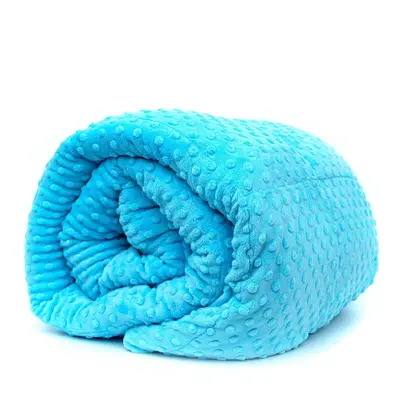 Ocean Blue Minky Weighted Blanket