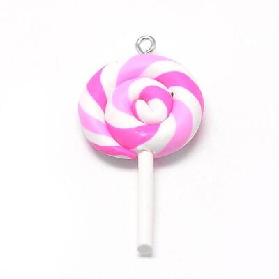 Handmade Polymer Clay Big Pendants