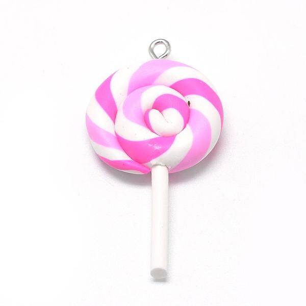 Handmade Polymer Clay Big Pendants