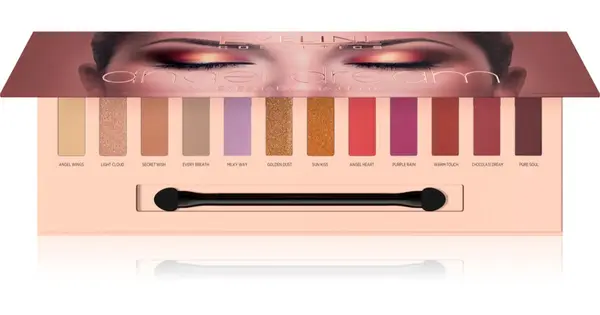 Eveline Quattro Angel Dream Eyeshadow Palette 12 Colors Smoky Eyes 12 gr