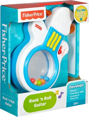 Fisher Price Rock n' Roll Mirror Guitar Musical Toy Unisex 3+ Months