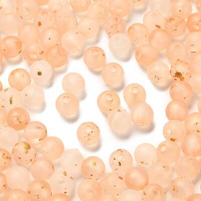 Frosted Transparent Acrylic Beads