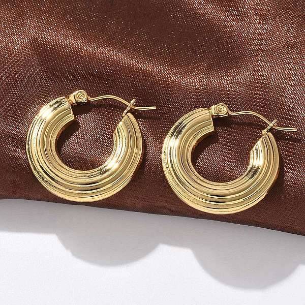 304 Stainless Steel Hoop Earrings for Women