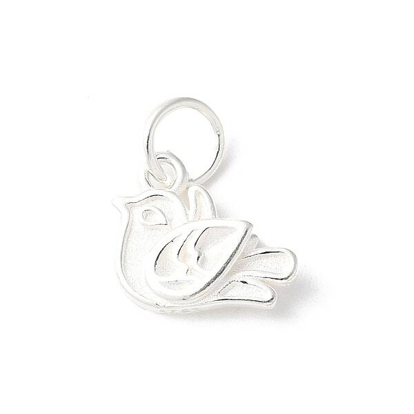 925 Sterling Silver Dove Charms