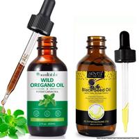 Oil of Oregano + Black Seed Oil nigella  Combo for Immune Boost - 2 fl oz (60 mL) - Natural Ingredients for Healthcare and Di...