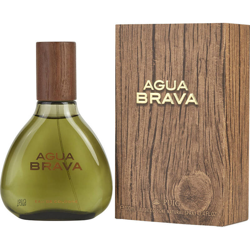 Agua Brava Cologne for Men - Eau de Cologne Spray 3.4 oz