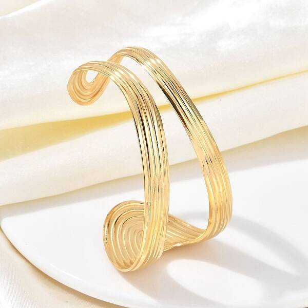 304 Stainless Steel Cuff Bangles for Women