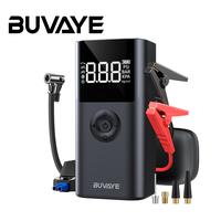 QS003 5-in-1 Car Savior! Jumpstart Dead Batteries, Inflate Tires, Check Pressure, Emergency Light & Charge Devices On-The-Go ...