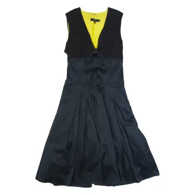 TED BAKER Womens A-Line Dress Black Sleeveless Knee Length XS