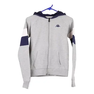 Age 14 Kappa Hoodie - XS Grey Cotton