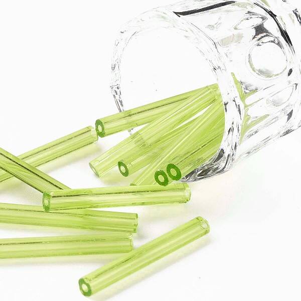 Glass Bugle Beads