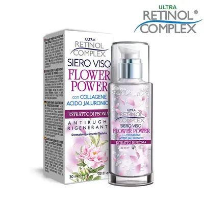 Retinol complex flower power face serum with peony extract 30 ml