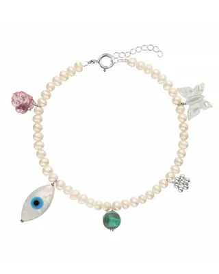 Rylan Bracelet | Metal Color: Silver | Length: Adjustable 7 - 8 inches