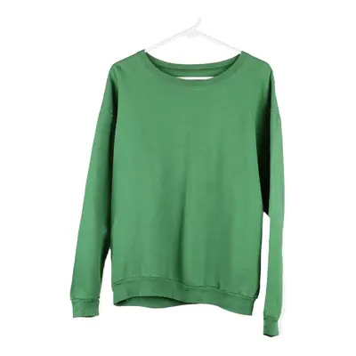 Hanes Sweatshirt - XL Green Cotton Blend