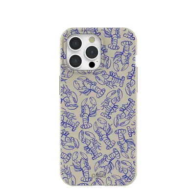 London Fog Blue Lobster iPhone 15 Pro Max Case