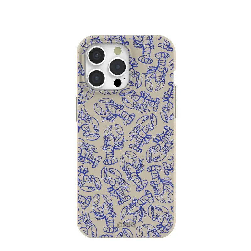 London Fog Blue Lobster iPhone 15 Pro Max Case
