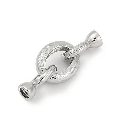 Brass Fold Oval Clasps