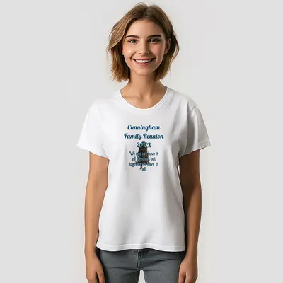 Family Reunion Custom Evergreen Tree T-Shirt