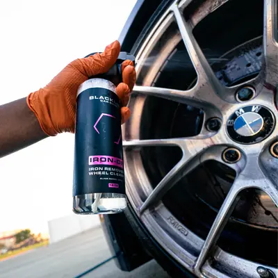 BLACKLINE IRON-REMOVER -Powerful Iron Remover for all vehicle finishes-Dissolves brake dust & contaminants. pH-balanced, non-...
