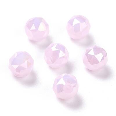 Electroplate Opaque Glass Beads