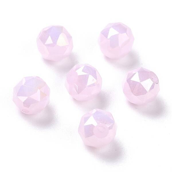 Electroplate Opaque Glass Beads