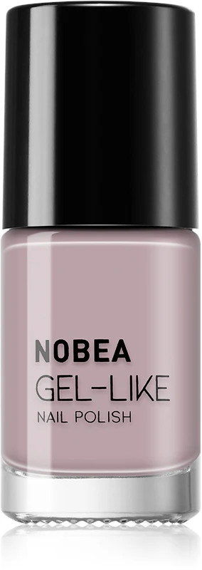 NOBEA Day-to-Day Gel-like nail polish gel effect color Beige nutmeg #N52 6 ml