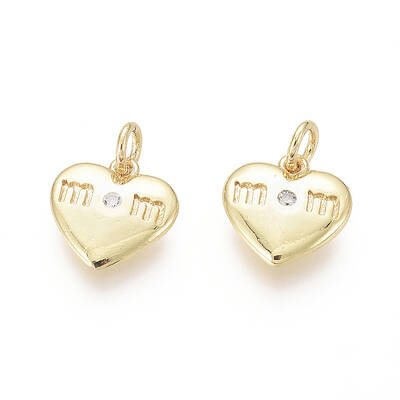 Golden Plated Brass Charms