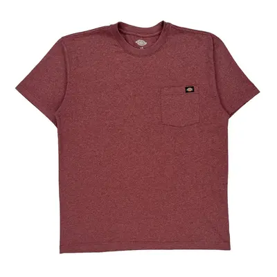 Dickies T-Shirt - Large Red Cotton Blend