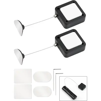 Retractable 90cm  Remote Control Cable Tether Lock with Adjustable Locking Leash Length Clasp,Remote Control Security Lanyard...